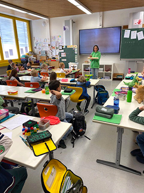 Im Klassenraum der Gaisental Grundschule